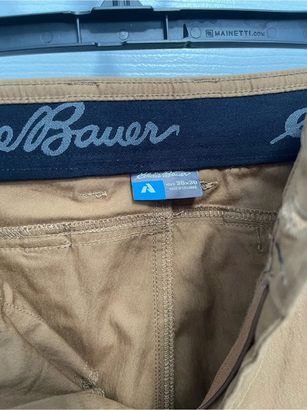 EDDIE BAUER 36x30 FIRST ASCENT HIKING PANTS MEN'S Outdoors Reinforced